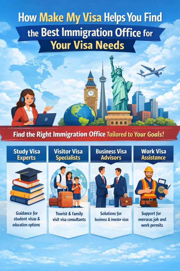 How Make My Visa Helps You Find the Best Immigration Office for Your Visa Needs