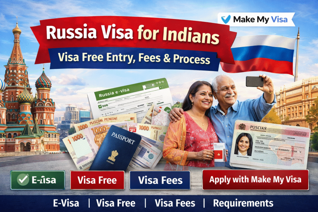 Russia Visa for Indians: Visa-Free Entry, Fees & Complete Guide
